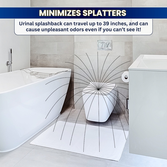 SET OF 2 PeeOnMe Toilet Splash Guards | Lavender | Universal - Picture 2 of 7